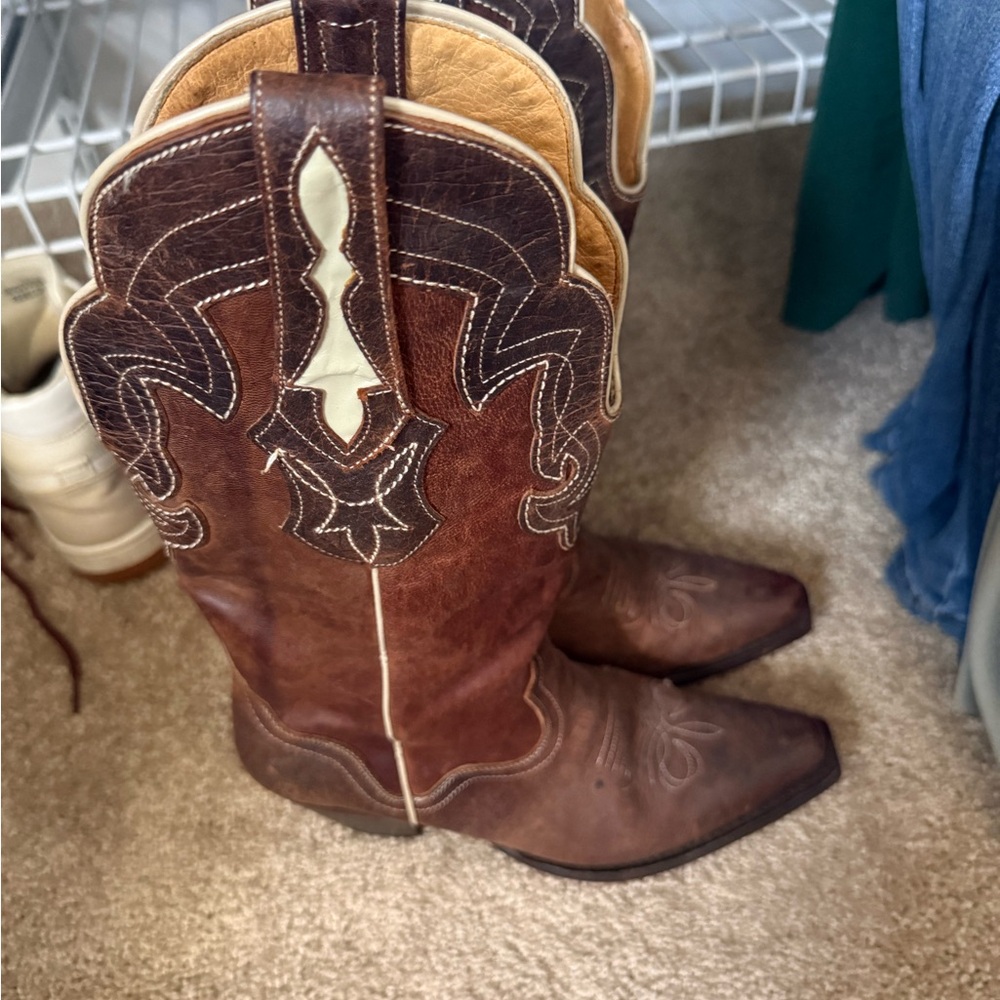 Brown Western Cowgirl Boots
